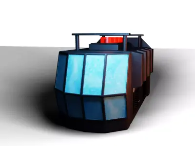 Explosive Device Art Model Low-poly 3D model