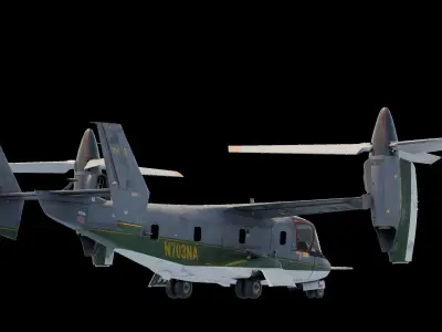 Bell XV15 1977 3D model