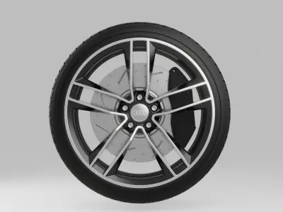 Audi RS6 Sedan 2015 Wheel 3D model