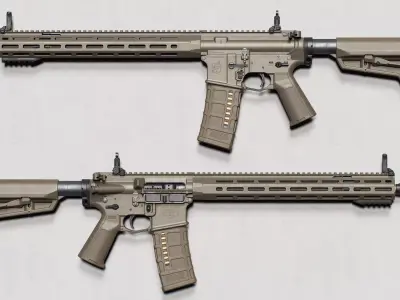 KAC - KS Serie - Replica Low-poly 3D model