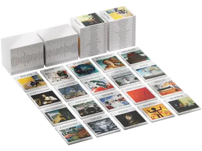 049 Decorative books set 08 Basic Art Series PART 03 3D model