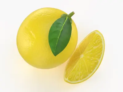 Small Lemon 04 3D model