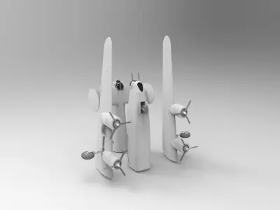 Consolidated B-24 Liberator 3D print model