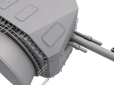 TAKOM 2189 Naval Gun 3D model