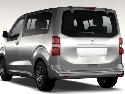 Peugeot Traveller L1 2017 3D model