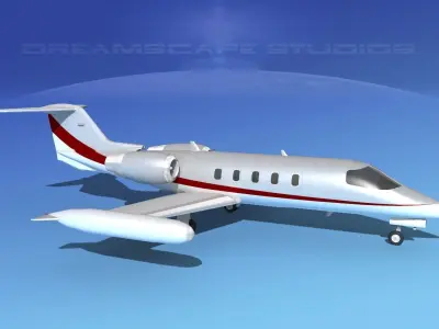 Gates Learjet 35 V11 3D model