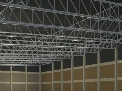 Factory in section cut 24i04 3D model