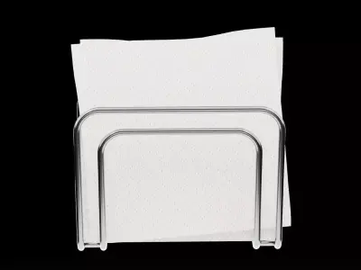 Paper Napkins Free low-poly 3D model