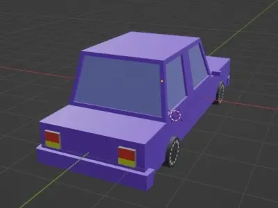carblend Free low-poly 3D model