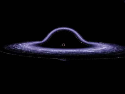 BLACK HOLE 3D  3D model