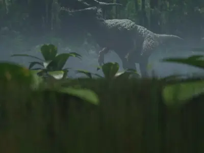 TRI reptile dinosaur 3D model