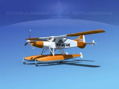 DeHavilland DHC-2 Turbo Beaver V06 3D model