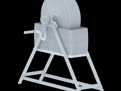 Industrial Era - Knife Grinder Low-poly 3D model