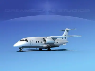 Dornier 328Jet Unmarked 1 3D model