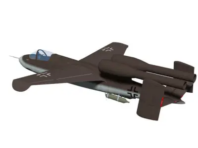 Heinkel He 162 A10 3D model