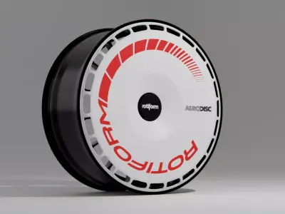 Rotiform LAS-R and Aero Disc Low-poly 3D model