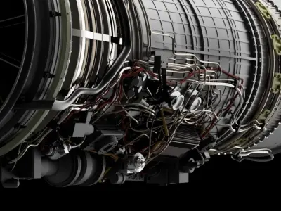 General Electric F110-GE-129 3D model