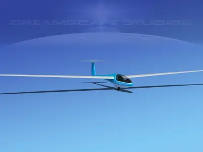 DG-400 17-Metre Motorglider V13 3D model