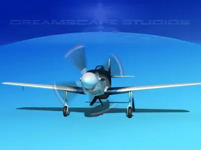 P-51 Mustang Sport V08 3D model