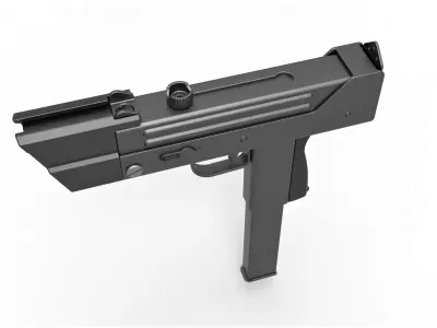 Modified MAC-11 from the movie Total recall 1990 3D model