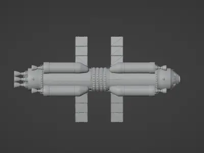 Artemis collection - realistic 3D model of a spaceship 3D model