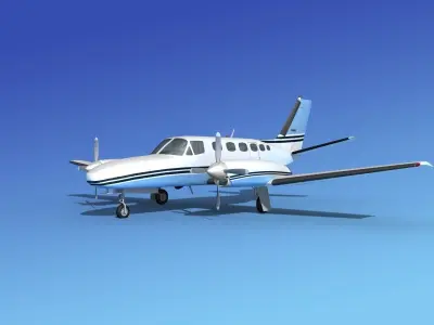 Cessna 441 Conquest II V14 3D model