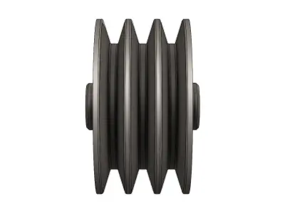 Polia Para Correias Pulley for V Belts dia 157 x 82 mm 3D model