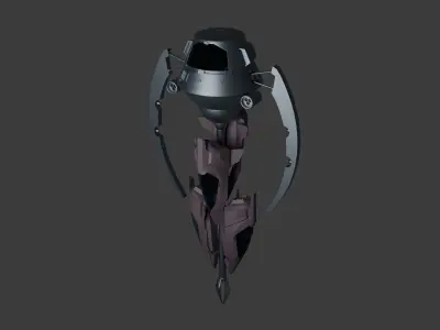 Code Lyoko Skidbladnir -Skid 3D model