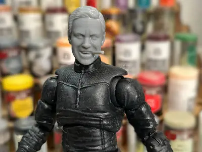 Hannibal The A Team fan art kit 3D printable For Action Figures 3D print model