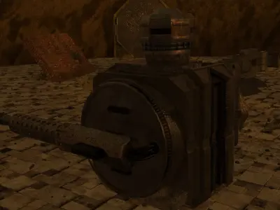 Sci-fi Scene 3D model