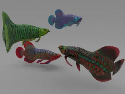 Dragon  Fish 3D model