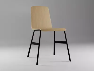 Modern Stool Free low-poly 3D model
