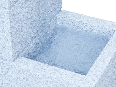 Anaconda Block Wall Fountain 3D model