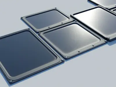 Airplane instruments pack Low-poly 3D model