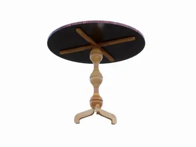 Dining Round Table 3D model