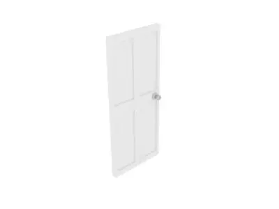 Door 3D Low-poly 3D model