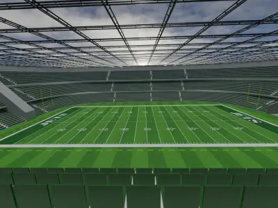 New York Jets - American Football Stadium Low-poly 3D model