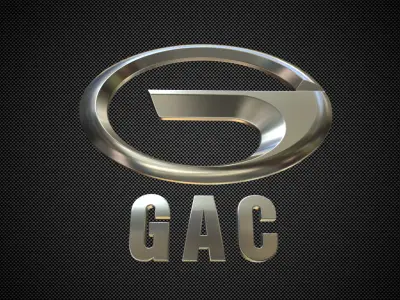 gac logo 3D model