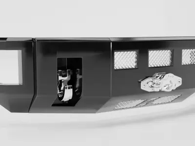 BUMPER KELDERMAN FRONT FOR F250 2017 3D model