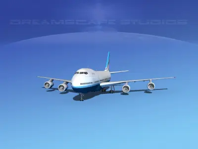 Boeing 747-100 Corporate 1 3D model