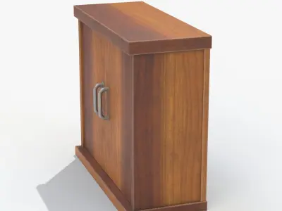 hinged shelf 3D model