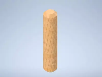 IKEA Wood Dowel 101345 3D model
