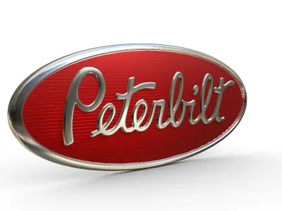 peterbilt logo 3D model
