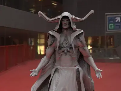 Mars Hybrid monster 3D model