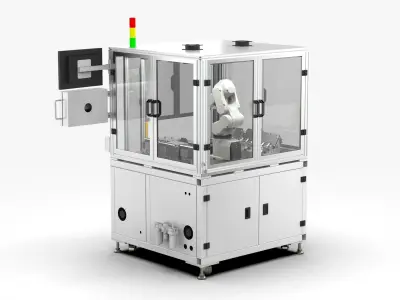 Automatic Magnet Heat Holding Assembly Machine 3D model