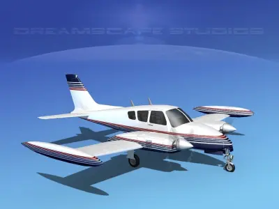 Cessna 320 Skyknight V12 3D model
