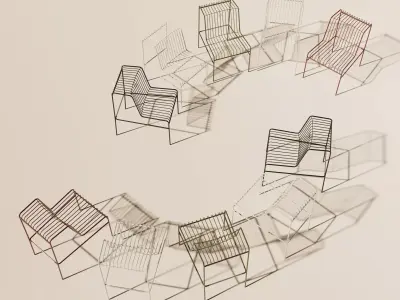 Sello chair by LAS Mobili 3D model