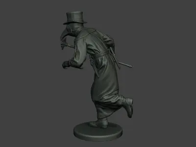 Hans Plague Doctor PDS004 3D print model