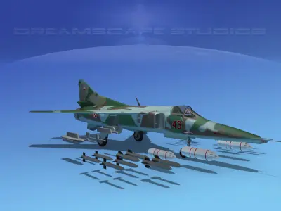 MIG-27 Flogger Poland 3D model