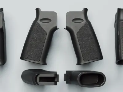 A17 Grip - Replica Low-poly 3D model